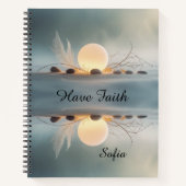 Carnet Large Zen Spiral Journal: Full Wrap Mindful (Devant)