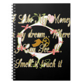 Carnet L'argent parle dans mes rêves et je l'aime.png (Devant)