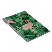 Carnet L'arrière - plan de la feuille verte de William Mo (Côté Droit)