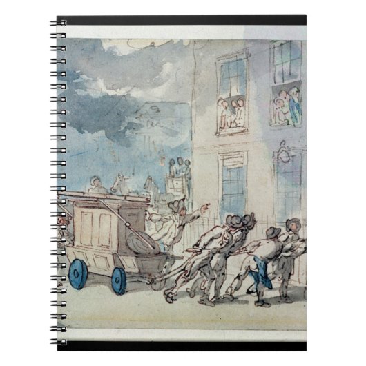 Carnet L'arrivée de la pompe à incendie (la semaine, à (Devant)