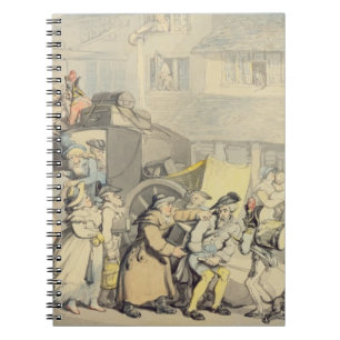 Carnet L'arrivée du car d'étape à l'auberge de Sun, DB