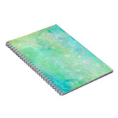 Carnet L'art Abstrait bleu et vert (Côté Droit)
