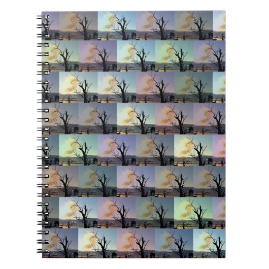 Carnet L'art Abstrait de la gomme australienne, (Devant)
