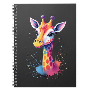 Carnet L'art animalier africain La girafe colorée pour ri