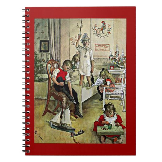 Carnet L'art de Carl Larsson : Matin de Noël (Devant)