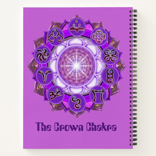 Carnet L'art de Crown Chakra (Dos)