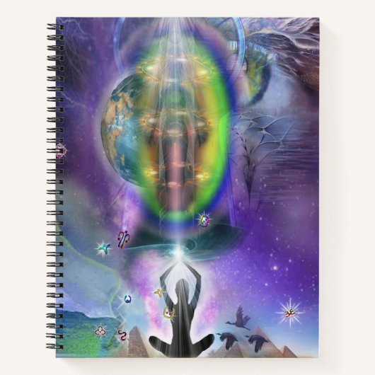 Carnet L'art de Crown Chakra (Devant)