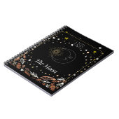 Carnet L'art de la carte tarot de la Lune, céleste (Côté gauche)