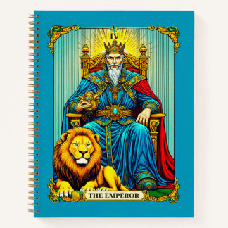 Carnet L'art de la carte Tarot Empereur