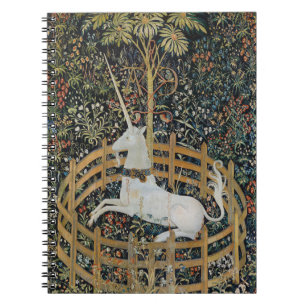 Carnet L'art de la licorne médiévale vintage en captivité