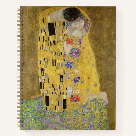 Carnet L'art de la peinture Kiss de Gustav Klimt (Devant)
