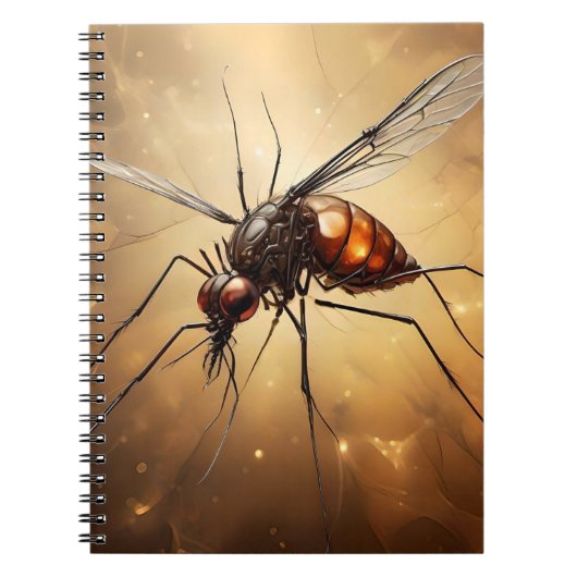 Carnet L'art fractal des moustiques, (Devant)