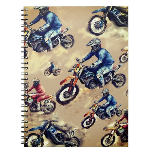 Carnet L'art hors-route de Motocross (Devant)