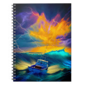 Carnet L'art nautique coloré (Devant)