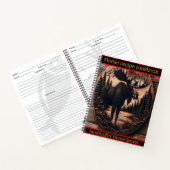 Carnet L'art orignal dans un cadre forestier tranquille (Intérieur)