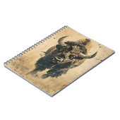 Carnet L'art vintage du bison (Côté gauche)