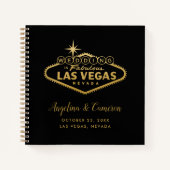 Carnet Las Vegas Mariage Guest Book Décontracté (Devant)