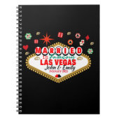 Carnet Las Vegas Marié Couple Correspondant Vacances Neva (Devant)