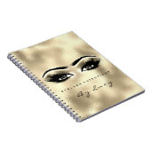 Carnet Lashes Extension Yeux Maquillage Artiste Parties s (Côté Droit)