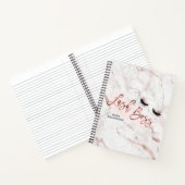 Carnet Lashes rose Gold (Intérieur)