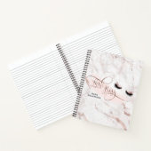 Carnet Lashes rose Gold (Intérieur)