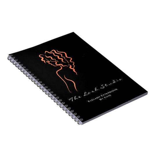 Carnet Lashes Yeux maquillage SPA Cheveux Artiste Corail (Côté Droit)