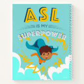 Carnet L'ASL est mon super pouvoir (Dos)