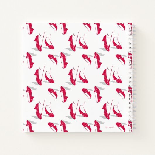 Carnet L'Assistant D'Oz™ | Motif Ruby Slippers™ (Dos)