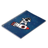 Carnet L'Astronaute cool Sur La Rocket (Côté gauche)