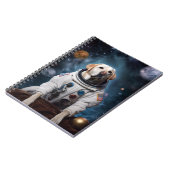 Carnet L'astronaute Labrador à l'école spatiale pour enfa (Côté gauche)