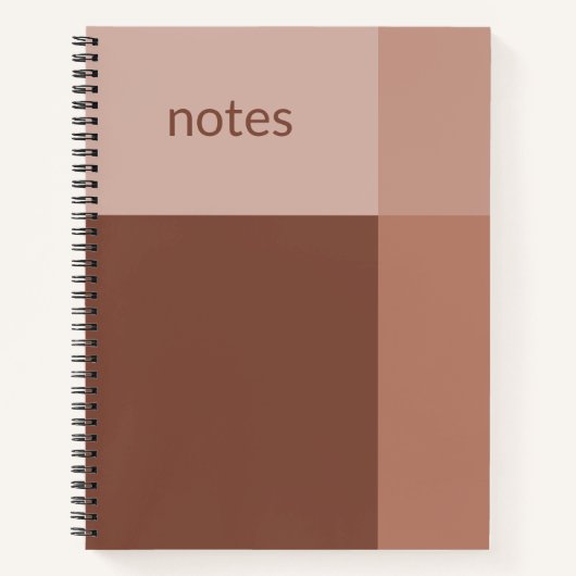 Carnet Latte fraise propre personnalisable (Devant)