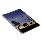 Carnet L'aube africaine - les éléphants (Côté Droit)