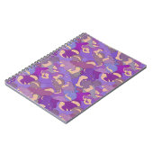 Carnet Laughing Hippos - purple (Côté gauche)