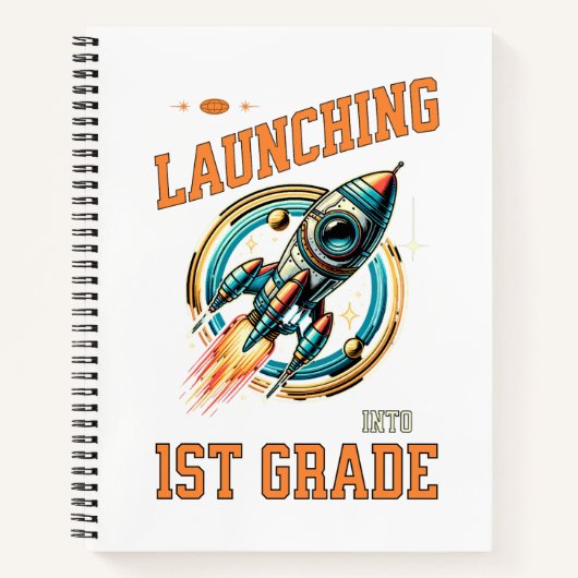 Carnet Launching into 1st Grade -Back to School (Devant)