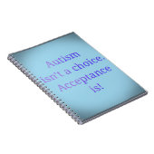 Carnet L'autisme n'est pas un choix (Côté Droit)