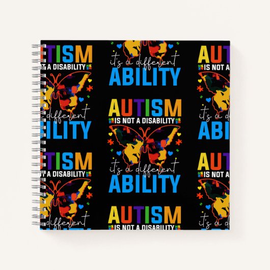 Carnet L'Autisme N'Est Pas Un Handicap, C'Est Un Différen (Devant)
