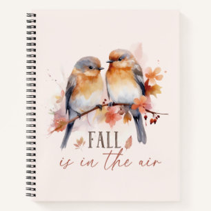Carnet L'Automne Est Dans L'Air - Beaux Oiseaux Et Feuill