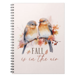 Carnet L'Automne Est Dans L'Air - Beaux Oiseaux Et Feuill