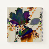 Carnet L'automne laisse les couleurs royales (Dos)