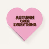 Carnet L'automne sur tout (Devant)