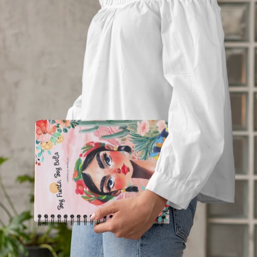 Carnet L'autonomisation en fleurs : monogramme personnali