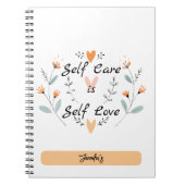 Carnet L'autosoin est l'amour personnel : Embrassez-vous (Devant)