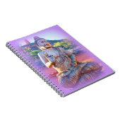 Carnet lavande aura buddha (Côté Droit)