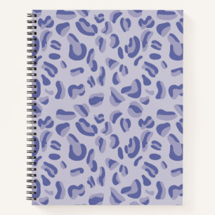 Carnet Lavande de Motif de léopard pourpre