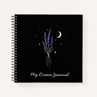 Carnet Lavande de nuit personnalisable