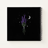 Carnet Lavande de nuit personnalisable (Dos)