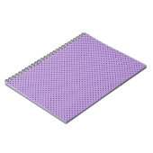 Carnet Lavande Polka violet point classique minima (Côté gauche)