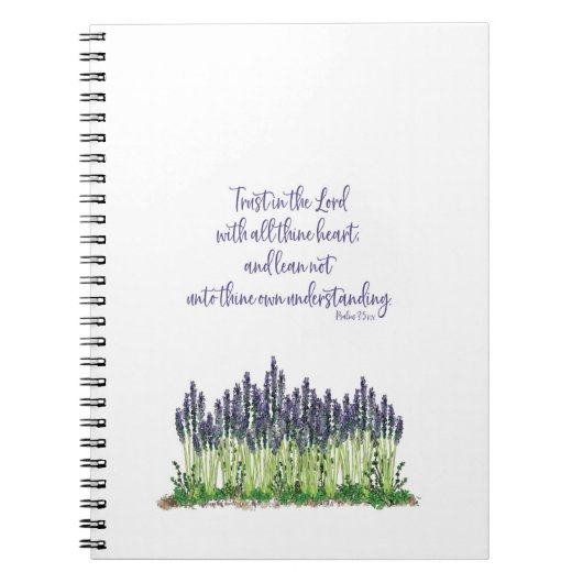 Carnet Lavender Garden Design. (Devant)
