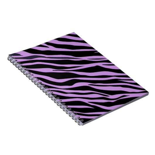 Carnet Lavender Zebra strié (Côté Droit)