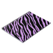 Carnet Lavender Zebra strié (Côté gauche)